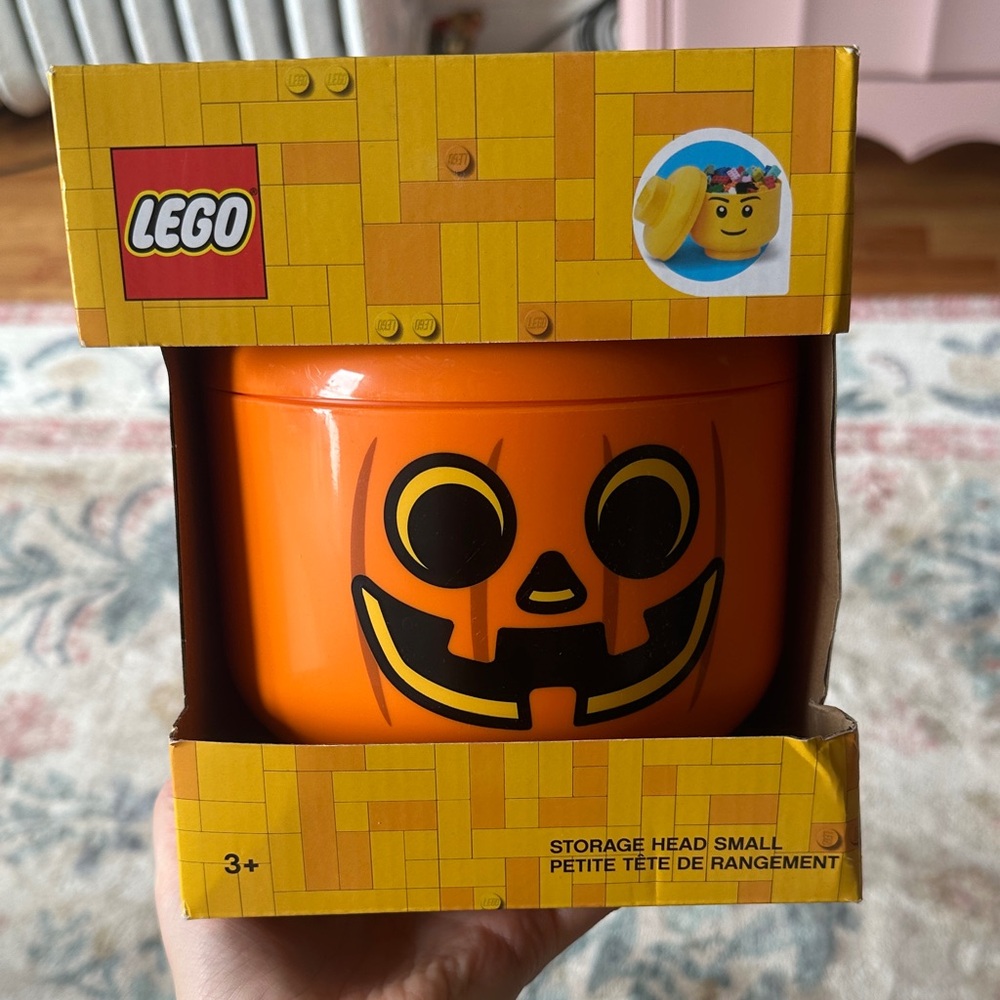 LEGO Orange Pumpkin Storage Container
